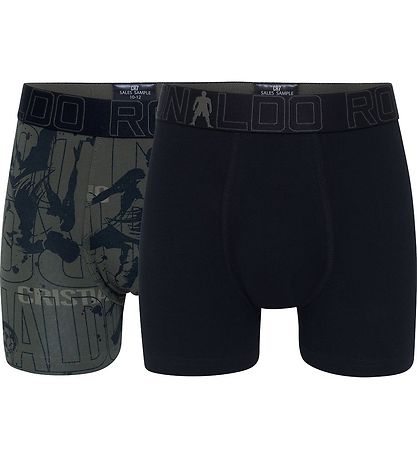 Ronaldo Boxershorts - 2-pak - Sort/Grøn