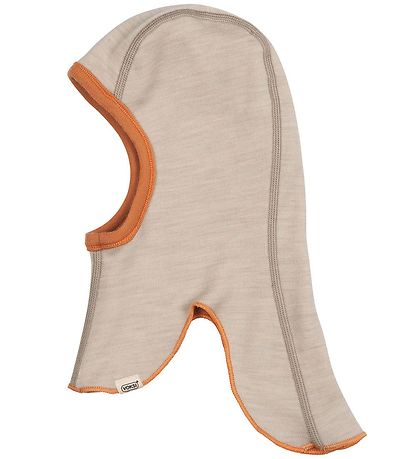 Voksi Balaclava - Wool - 2-layer - Reversible - Sandstone Peach Voksi Balaclava - Wool - 2-layer - Reversible - Sandstone Peach