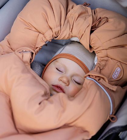 Voksi Elefanthue - Uld - 2-lags - Vendbar - Sandstone Peach