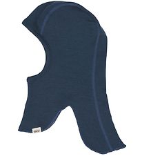 Voksi Elefanthue - Uld - 2-lags - Vendbar - Poppy Blue Voksi Elefanthue - Uld - 2-lags - Vendbar - Poppy Blue