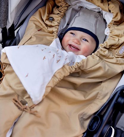 Voksi Elefanthue - Uld - 2-lags - Vendbar - Poppy Blue