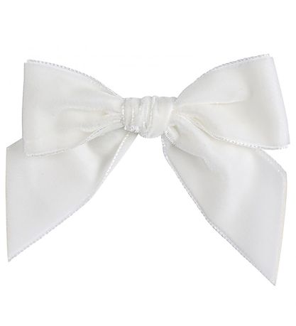 Condor Hårspænde - Velour - Sløjfe - 10x10 cm - Hvid Condor Hårspænde - Velour - Sløjfe - 10x10 cm - Hvid