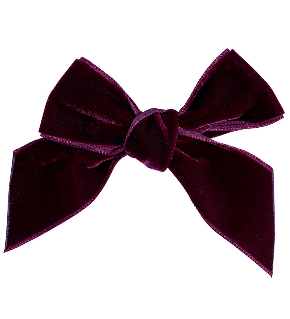 Condor Haarspange - Velours - Schleife - Bordeaux - Condor - One Size - Haarschmuck