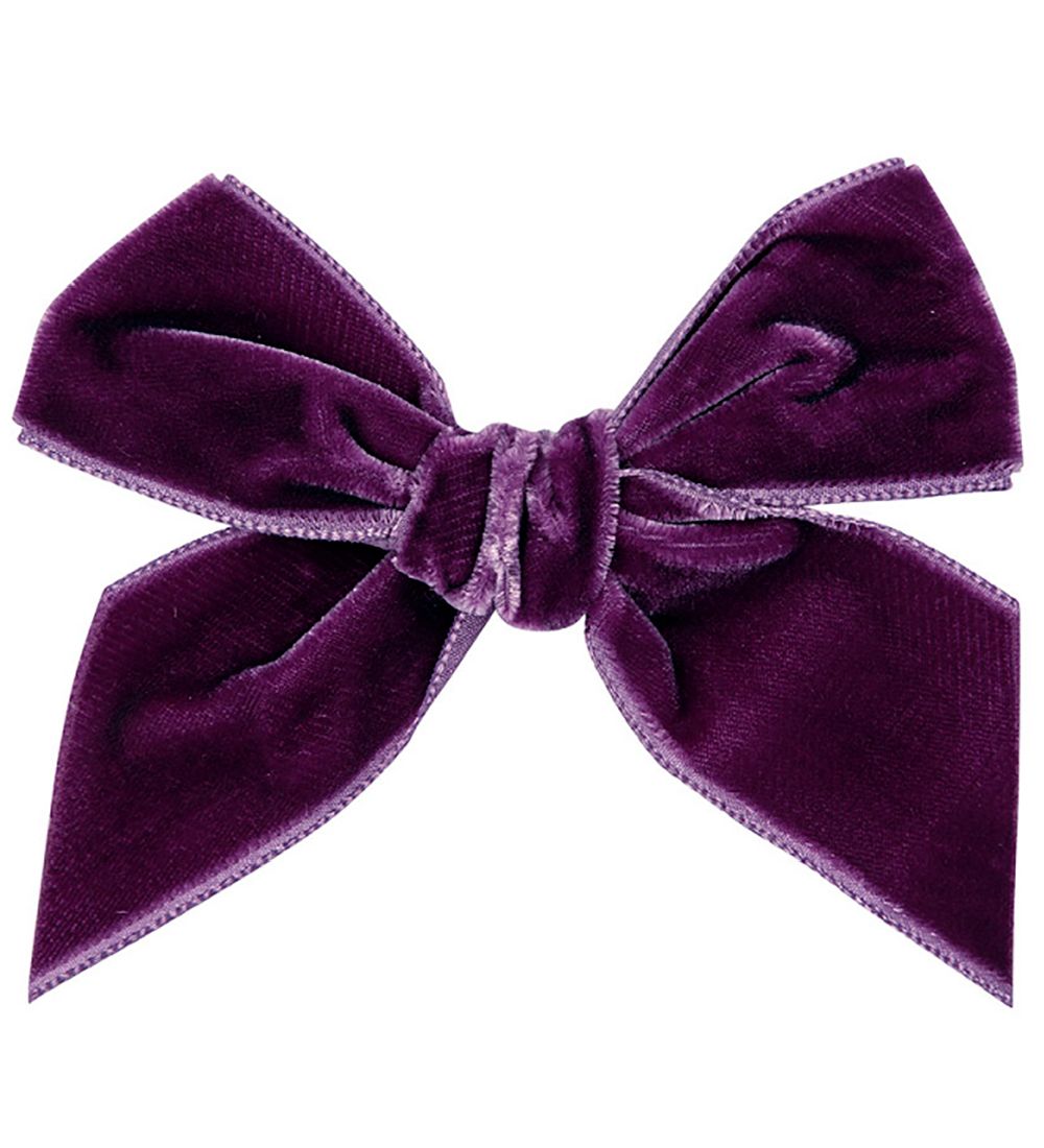Condor Haarspange - Velours - Schleife - 10x10 cm - Lila - Condor - One Size - Haarschmuck
