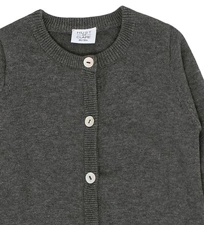 Hust and Claire Cardigan - Strik - Cara - Grå Melange Hust and Claire Cardigan - Strik - Cara - Grå Melange