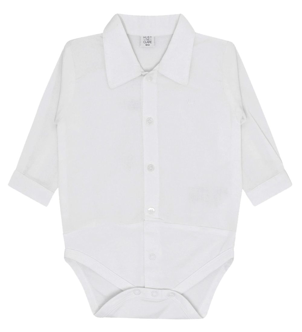 Hust and Claire Body l/ä - Birger - Weiß - Hust and Claire - 68 - Body L/Ä