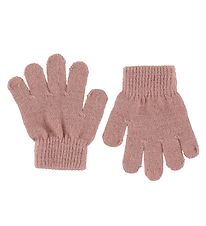Racing Kids Handsker - Strik - Uld - Dusty Rose Racing Kids Handsker - Strik - Uld - Dusty Rose
