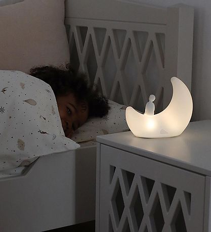 Cam Cam Lampe - Moon Night Light - Off White Cam Cam Lampe - Moon Night Light - Off White