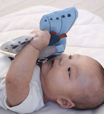 Cam Cam Aktivitetslegetøj - Butterfly - Sand/Blue