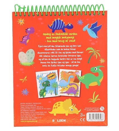 Forlaget Bolden Malebog - Magisk Malebog: Dinosaurer - Dansk Forlaget Bolden Malebog - Magisk Malebog: Dinosaurer - Dansk
