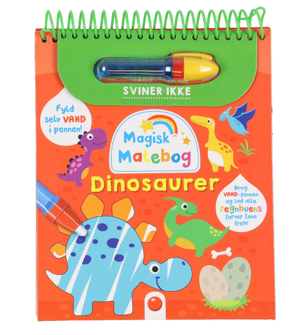 Forlaget Bolden Malbuch - Magische Malbuch: Dinosaurier - Dänisc - Forlaget Bolden - One Size - Malbücher