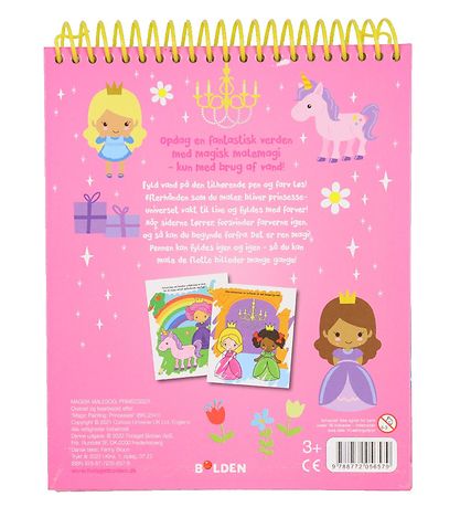 Forlaget Bolden Malebog - Magisk Malebog: Prinsesser - Dansk