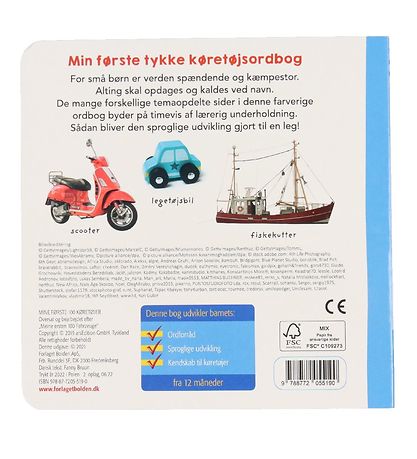 Forlaget Bolden Bilderbuch - Meine ersten 100 Fahrzeuge - Dänisc