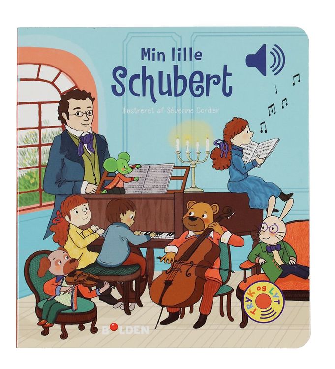 Forlaget Bolden Bog m. Lyd - Min Lille Schubert - Dansk
