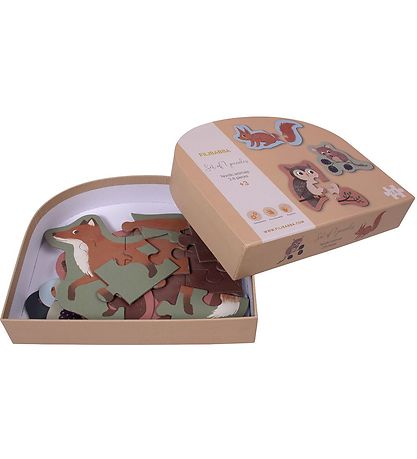 Filibabba Puslespil - 2-8 Brikker - Nordiske Dyr Filibabba Puslespil - 2-8 Brikker - Nordiske Dyr