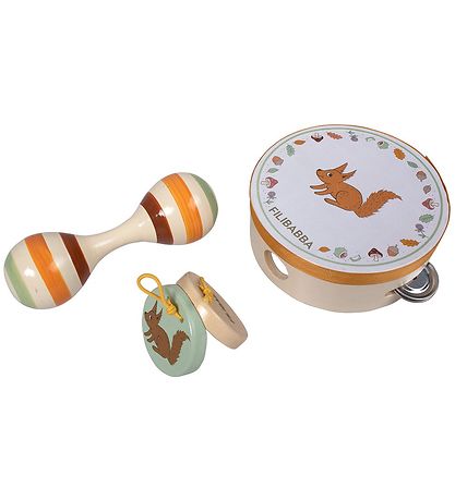 Filibabba Spielzeugkoffer m. Instrumente - 4 Teile