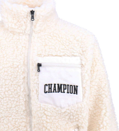 Champion Fashion Fleecejakke - Full Zip Top - Hvid Champion Fashion Fleecejakke - Full Zip Top - Hvid