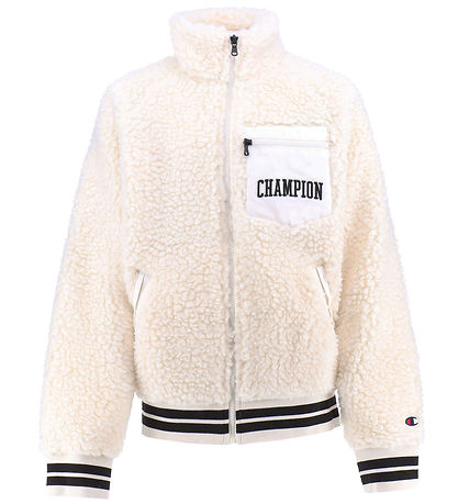 Champion Fashion Fleecejakke - Full Zip Top - Hvid Champion Fashion Fleecejakke - Full Zip Top - Hvid
