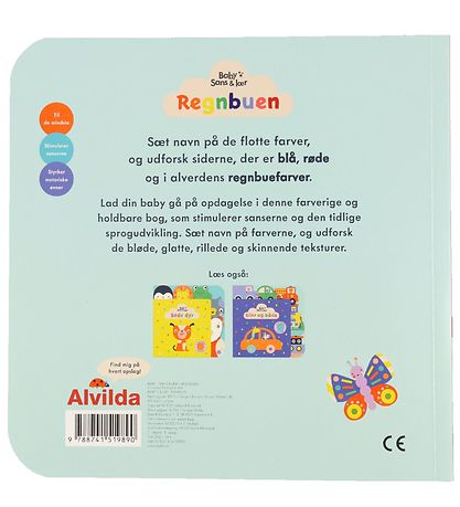 Alvilda Bog - Baby - Sans Og Lær Regnbuen