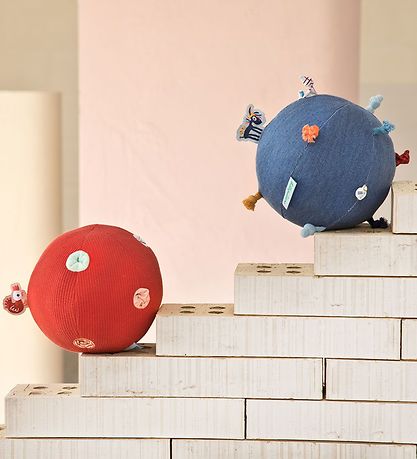 Lilliputiens Aktivitetsbold m. Rangle - Paulette - Rød/Multi Lilliputiens Aktivitetsbold m. Rangle - Paulette - Rød/Multi