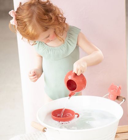 Lilliputiens Badelegetøj - Alice - Tekande - Rød Lilliputiens Badelegetøj - Alice - Tekande - Rød