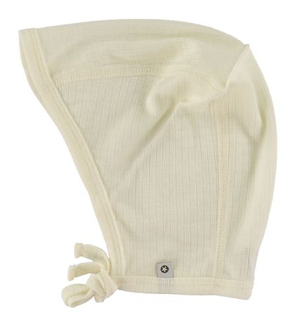 Smallstuff Babyhjelm - Uld - Off White Smallstuff Babyhjelm - Uld - Off White