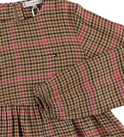 Tommy Hilfiger Kjole - Preppy Check Dress - Sherpard/Magenta Tommy Hilfiger Kjole - Preppy Check Dress - Sherpard/Magenta