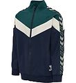 Hummel Cardigan - hmlBradley Zip - Black Iris