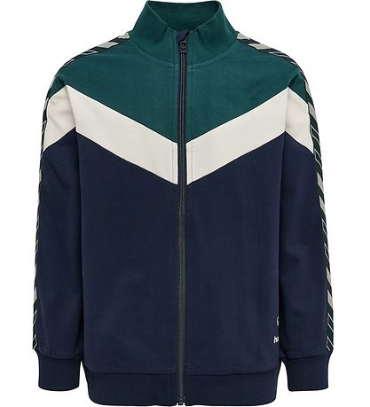 Hummel Cardigan - hmlBradley Zip - Black Iris