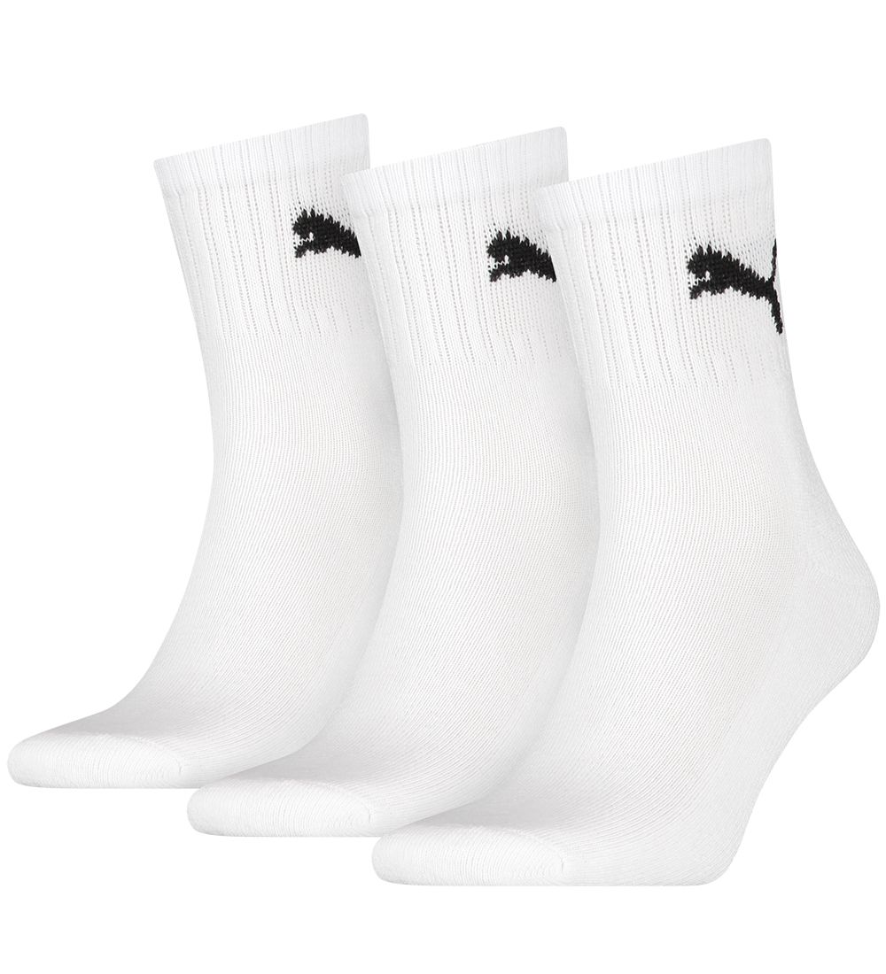 Chaussettes Puma - Short Crew - 3 Pack - Blanc - Puma - 3942 - Chaussettes 11€