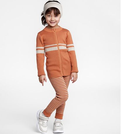 Voksi Bukser - Uld - Rib - Sandstone Peach Voksi Bukser - Uld - Rib - Sandstone Peach