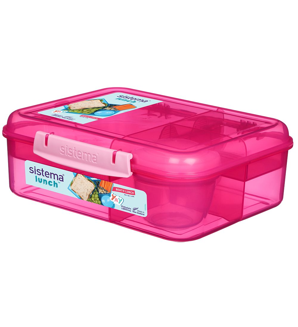 Sistema Brotdose - Bento Lunch - 1,65 L - Pink - Sistema - One Size - Brotdosen
