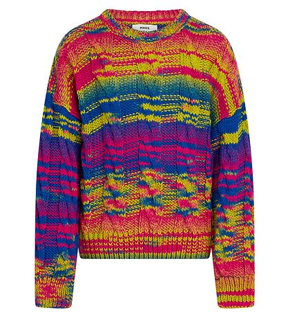 Mads Nørgaard Bluse - Uld/Akryl - Kolly Sweater - Purple Multi Mads Nørgaard Bluse - Uld/Akryl - Kolly Sweater - Purple Multi