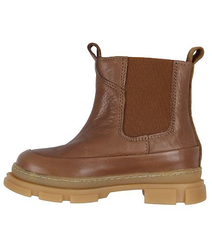 Pom Pom - Chunky Chelsea Boot - Camel