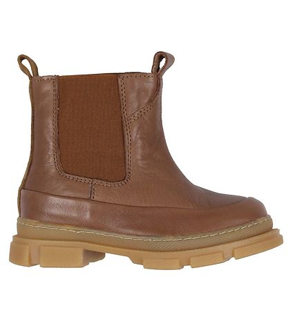 Pom Pom - Chunky Chelsea Boot - Camel Pom Pom - Chunky Chelsea Boot - Camel