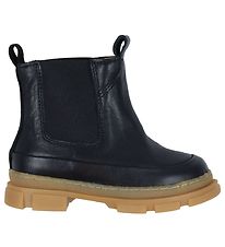 Pom Pom Støvler - Chunky Chelsea Boot - Sort Pom Pom Støvler - Chunky Chelsea Boot - Sort
