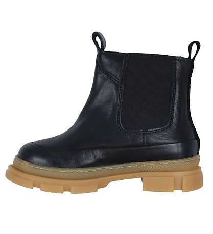 Pom Pom Støvler - Chunky Chelsea Boot - Sort Pom Pom Støvler - Chunky Chelsea Boot - Sort