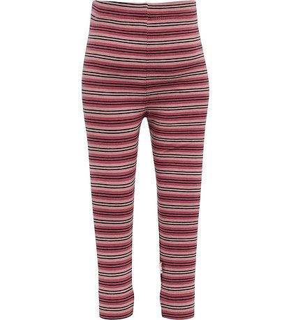 Hummel Leggings - HmlUnited Tights - Stribet - Woodrose