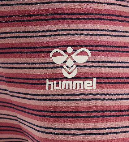 Hummel Leggings - HmlUnited Tights - Stribet - Woodrose