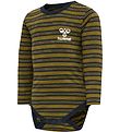 Hummel Body l/æ - HmlUnited - Stribet - Black Iris/Grøn