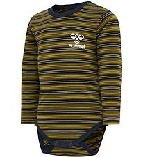 Hummel Body l/æ - HmlUnited - Stribet - Black Iris/Grøn