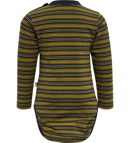 Hummel Body l/æ - HmlUnited - Stribet - Black Iris/Grøn