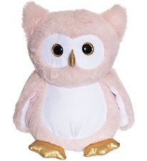 Teddykompaniet Bamse - Selvlysende Ugle - 23 cm - Lyserød Teddykompaniet Bamse - Selvlysende Ugle - 23 cm - Lyserød
