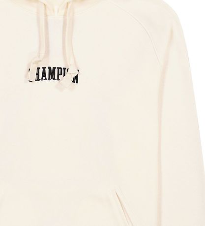 Champion Fashion Hættetrøje - Hvid m. Logo
