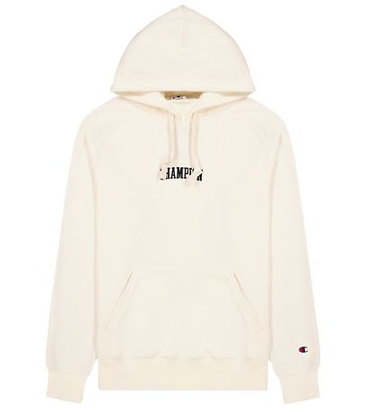 Champion Fashion Hættetrøje - Hvid m. Logo Champion Fashion Hættetrøje - Hvid m. Logo