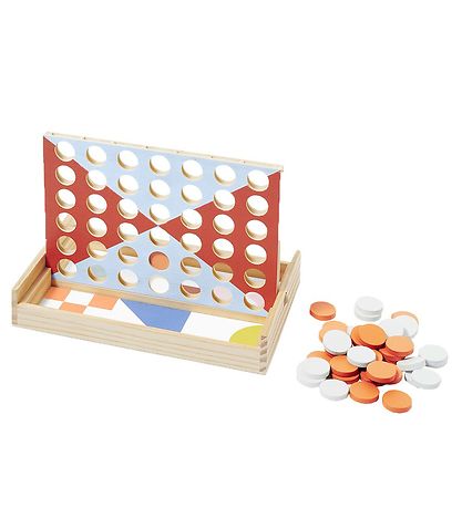 SunnyLife Rejsespil - 4 På Stribe - Træ - Travel 4 In A Row SunnyLife Rejsespil - 4 På Stribe - Træ - Travel 4 In A Row