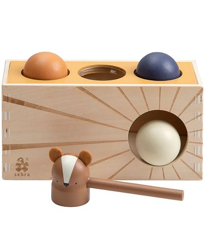 Sebra Trælegetøj - Hammerbræt - Woodland Sebra Trælegetøj - Hammerbræt - Woodland