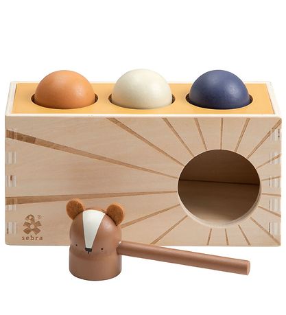 Sebra Trælegetøj - Hammerbræt - Woodland Sebra Trælegetøj - Hammerbræt - Woodland