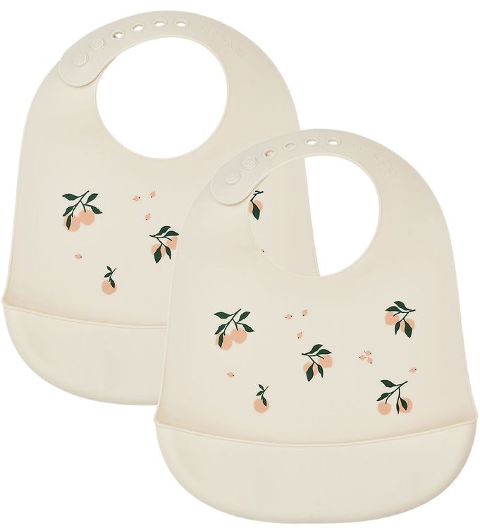 Liewood Tilda Hagesmække 2-pak Silikone - Peach/Sea Shell Mix