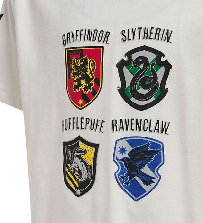 Hummel T-shirt - hmlHarry Potter Tres - Marshmallow m. Print